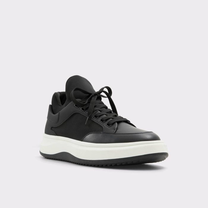 Black Aldo Hyperspec Black Men's Low Top Sneakers Men