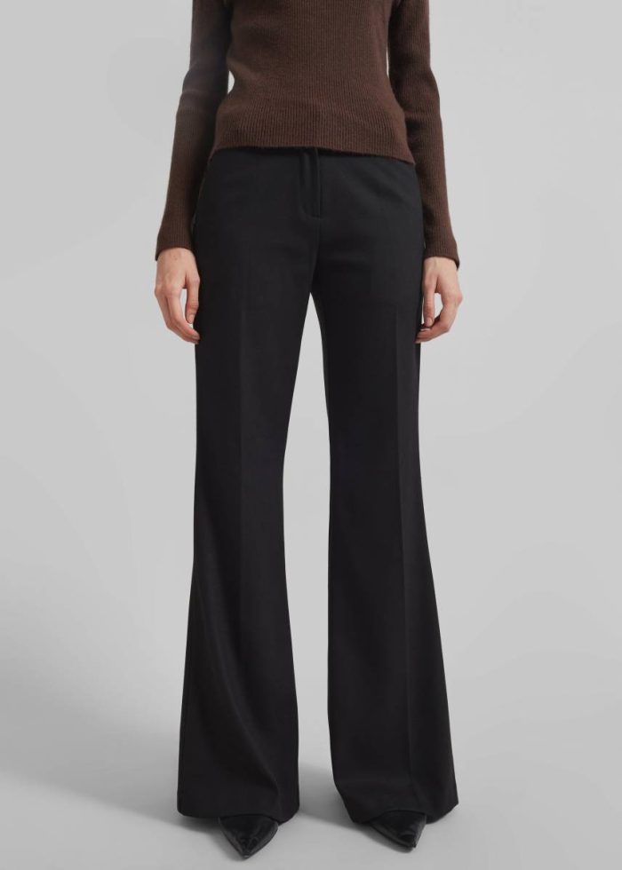 Black Bottoms Women Kinsale Bootcut Pants - Black The Frankie Shop