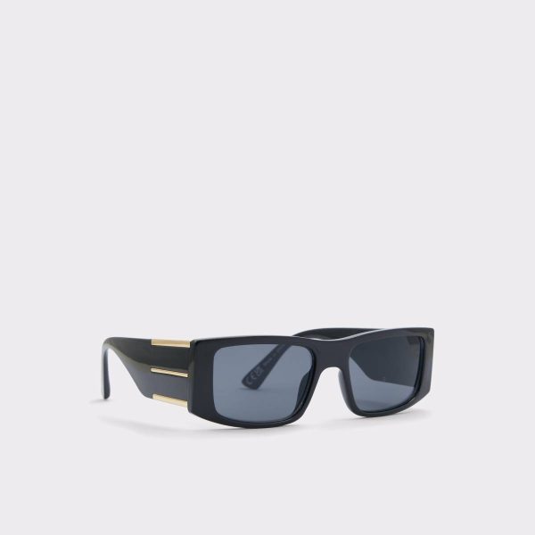 Black/Gold Multi Aldo Sunglasses Karski Black/Gold Multi Men's Rectangle Men