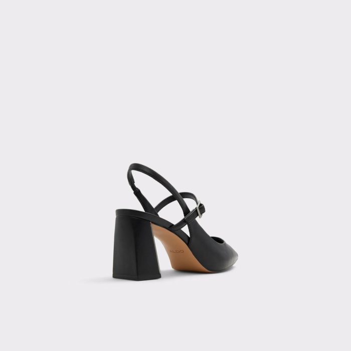 Black Heels Aldo Papilliana Black Women's Block Heels Women