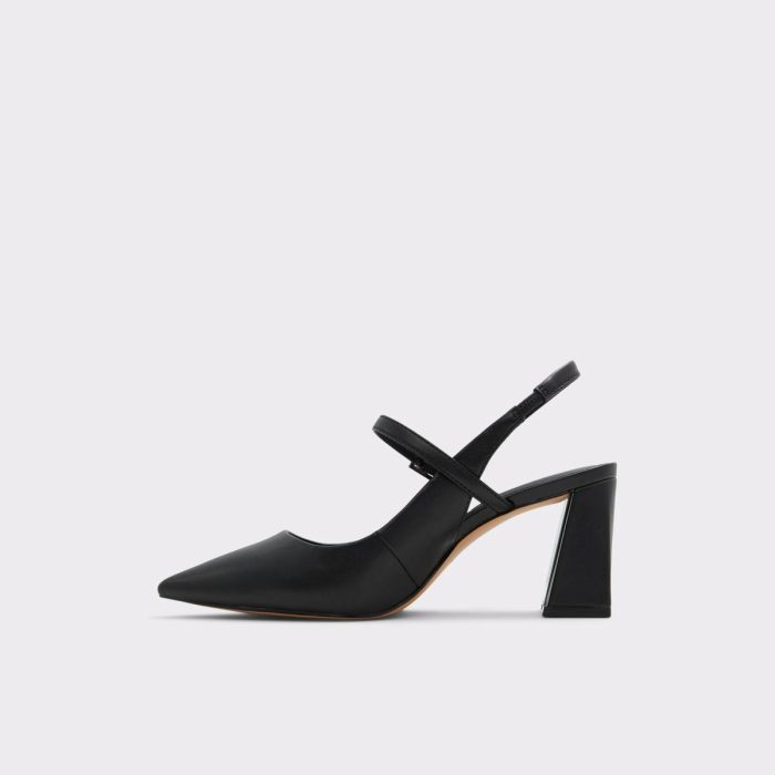 Black Heels Aldo Papilliana Black Women's Block Heels Women