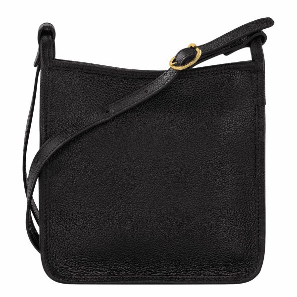 Black Le Foulonné S Crossbody Bag Black - Leather Leather Bags Women Longchamp