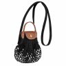 Black Le Pliage Filet Xs Mesh Bag Black - Canvas Mini Bags Women Longchamp