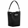 Black Le Roseau Xs Bucket Bag Black - Leather Longchamp Leather Bags Women