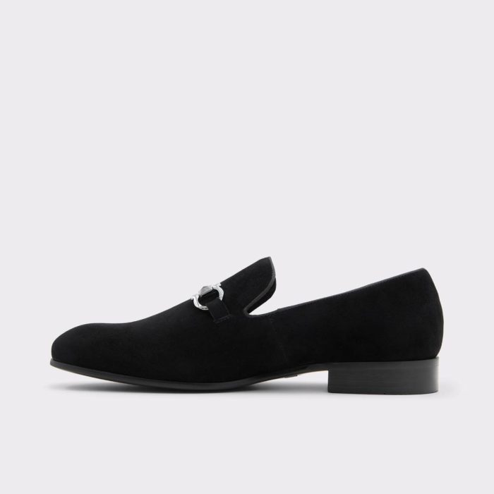 Black Loafers & Slip-Ons Aldo Bowtye Black Men's Loafers & Slip-Ons Men