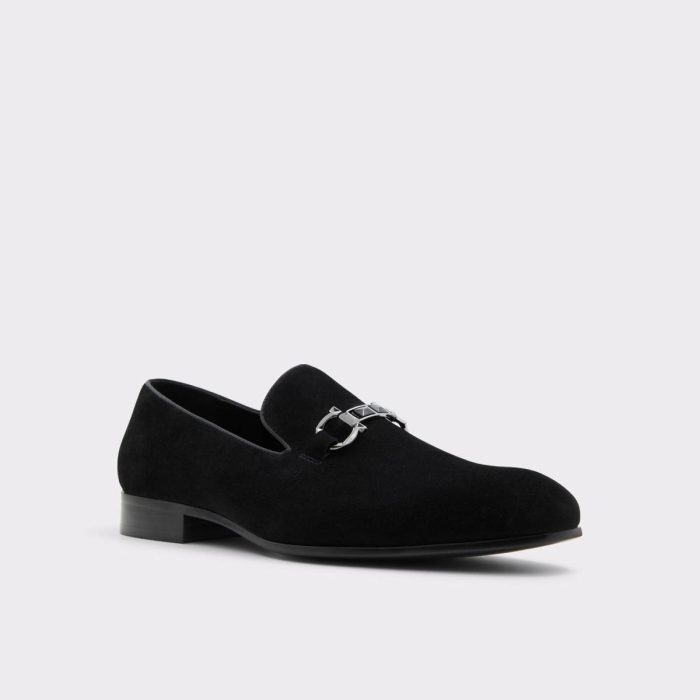 Black Loafers & Slip-Ons Aldo Bowtye Black Men's Loafers & Slip-Ons Men
