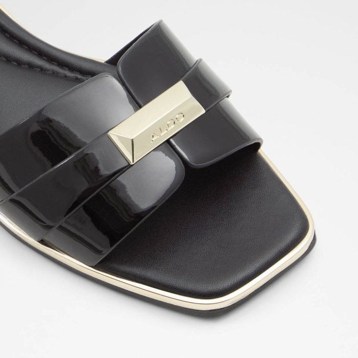 Black Sandals Women Aldo Darine Black Women's Flat Sandals