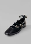 Black The Frankie Shop Alohas Luke Onix Leather Ballet Flats - Black Women Flats