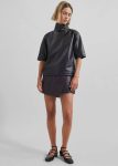 Black The Frankie Shop Alohas Luke Onix Leather Ballet Flats - Black Women Flats