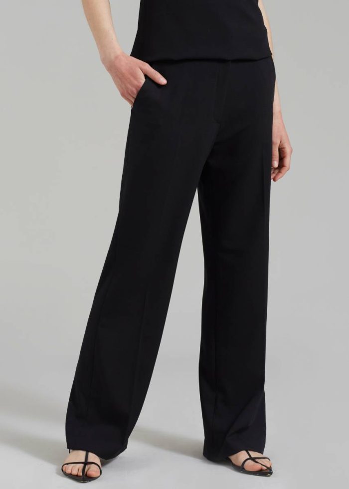 Black The Frankie Shop Kit Trousers - Black Women Bottoms