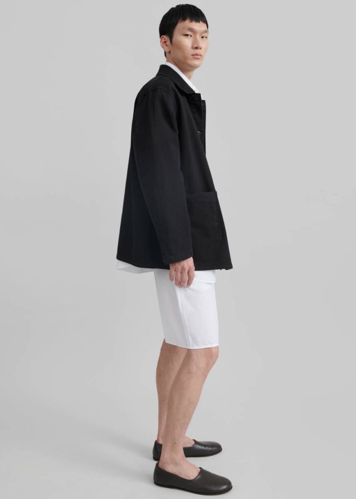 Black The Frankie Shop Outerwear Men Julien Utility Jacket - Black