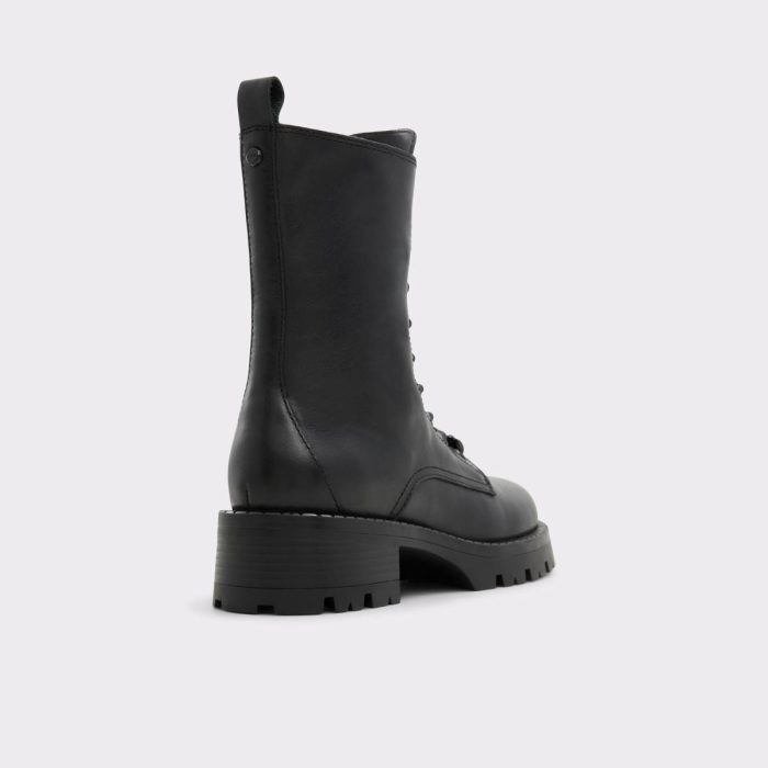 Black Women Allea Black Women's Combat Boots Boots Aldo