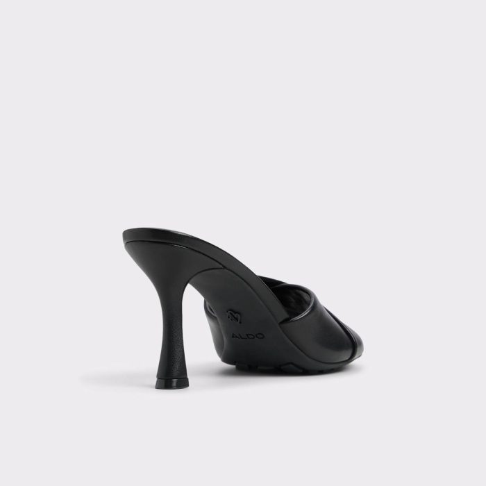Black Women Lyhanna Black Women's Heeled Mules Sandals Aldo