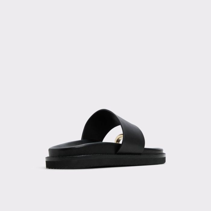 Black Women Sandals Beachstroll Black Women's Footbed Sandals Aldo