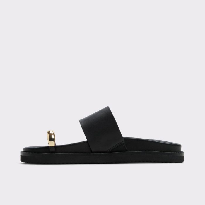 Black Women Sandals Beachstroll Black Women's Footbed Sandals Aldo