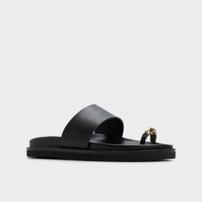 Black Women Sandals Beachstroll Black Women's Footbed Sandals Aldo