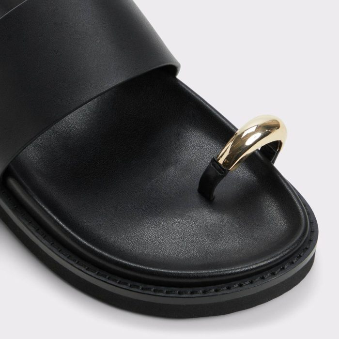 Black Women Sandals Beachstroll Black Women's Footbed Sandals Aldo