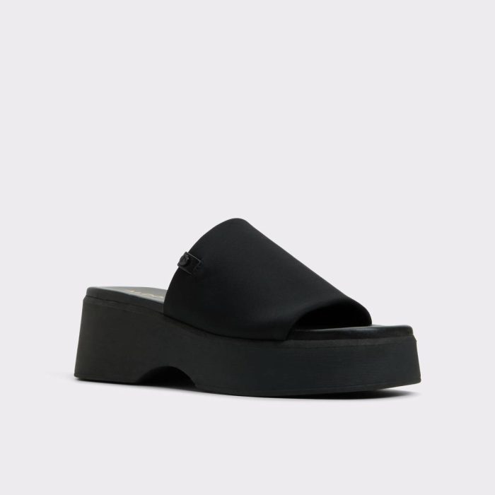 Black Yassa Black Women's Wedges Aldo Sandals Women