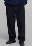 Blue Beo Wool Suit Pants - Navy The Frankie Shop Men Bottoms