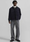 Blue Dresden Quilted Corduroy Jacket - Navy Men Outerwear The Frankie Shop