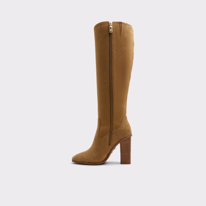 Boots Glajar Dark Brown Women's Tall Boots Aldo Women Dark Brown