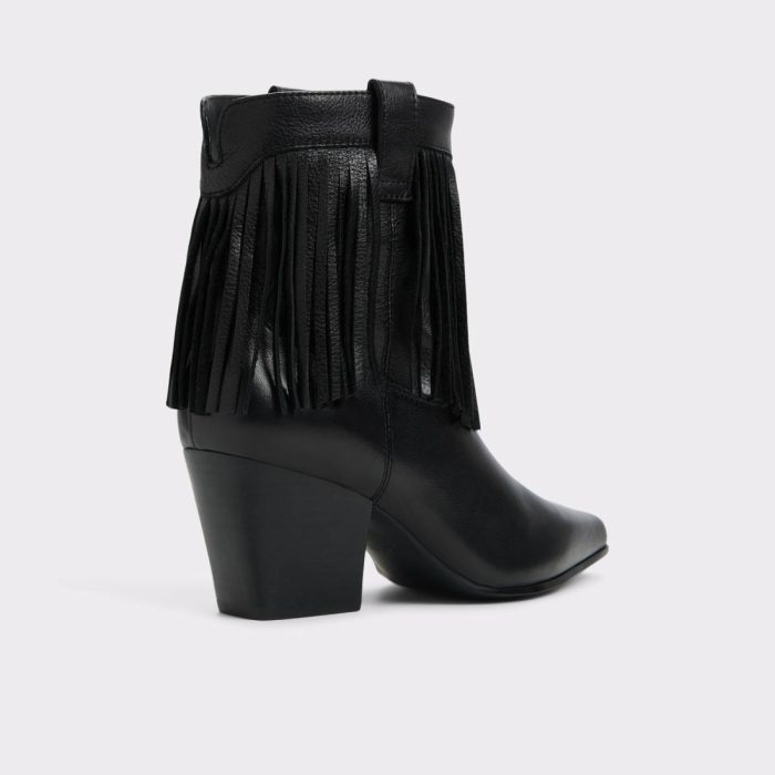 Boots Jollene Black Women's Western And Cowboy Boots Black Women Aldo