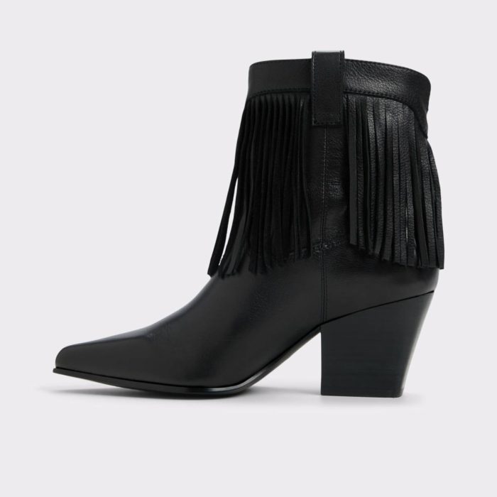 Boots Jollene Black Women's Western And Cowboy Boots Black Women Aldo