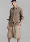 Bottoms Adan Bermuda Shorts - Beige The Frankie Shop Beige Men