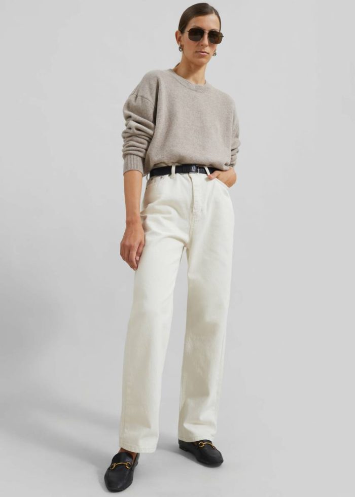 Bottoms Bexley Jeans - Cream Women White The Frankie Shop