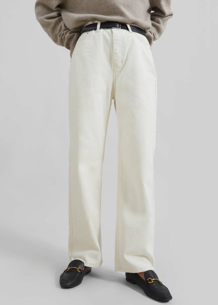 Bottoms Bexley Jeans - Cream Women White The Frankie Shop
