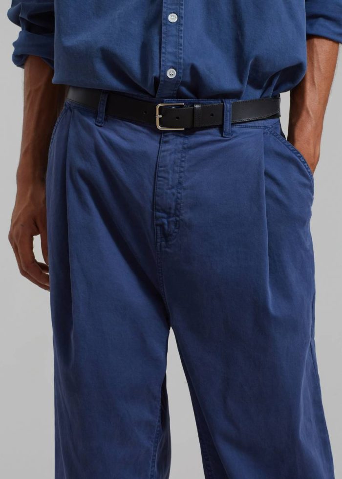 Bottoms Drew Pants - Blue Blue Men The Frankie Shop