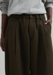 Bottoms Green The Frankie Shop Men Felix Trousers - Dark Olive