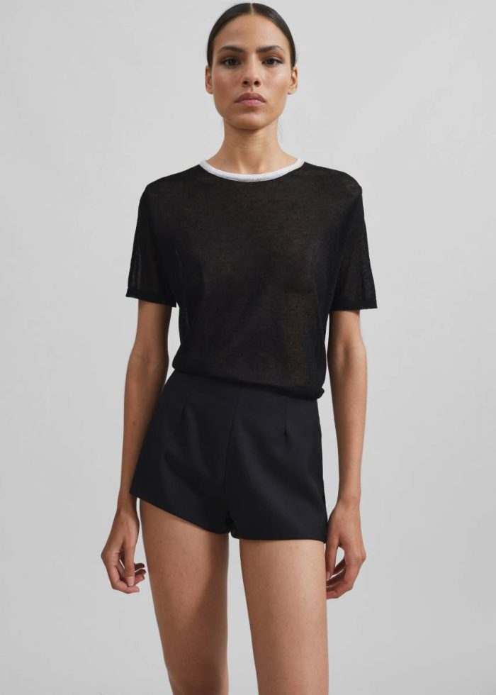 Bottoms Isodora Hot Pants - Black The Frankie Shop Women Black