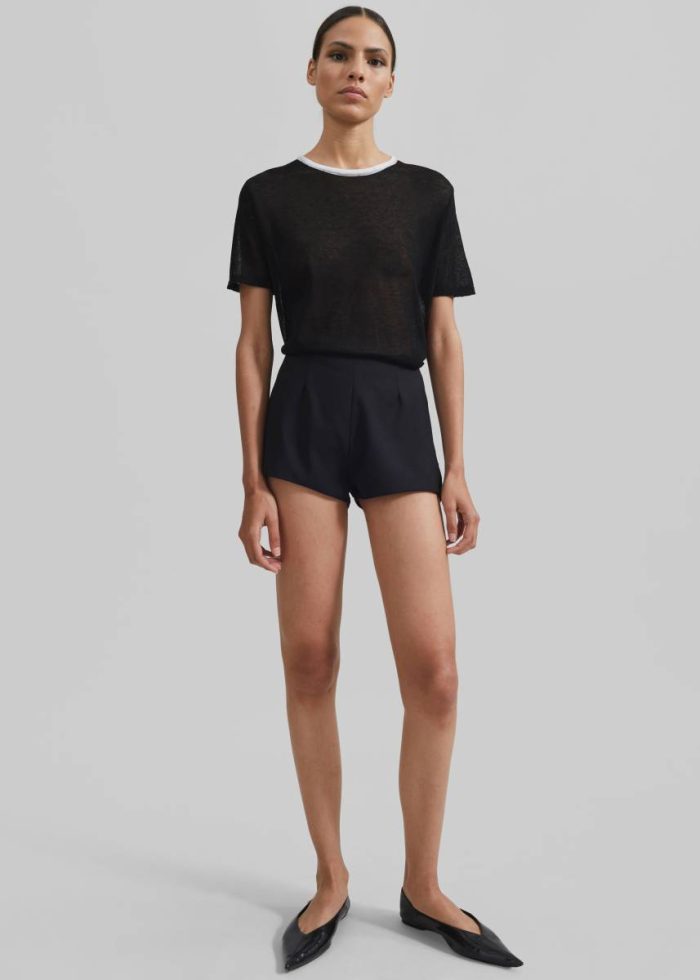 Bottoms Isodora Hot Pants - Black The Frankie Shop Women Black