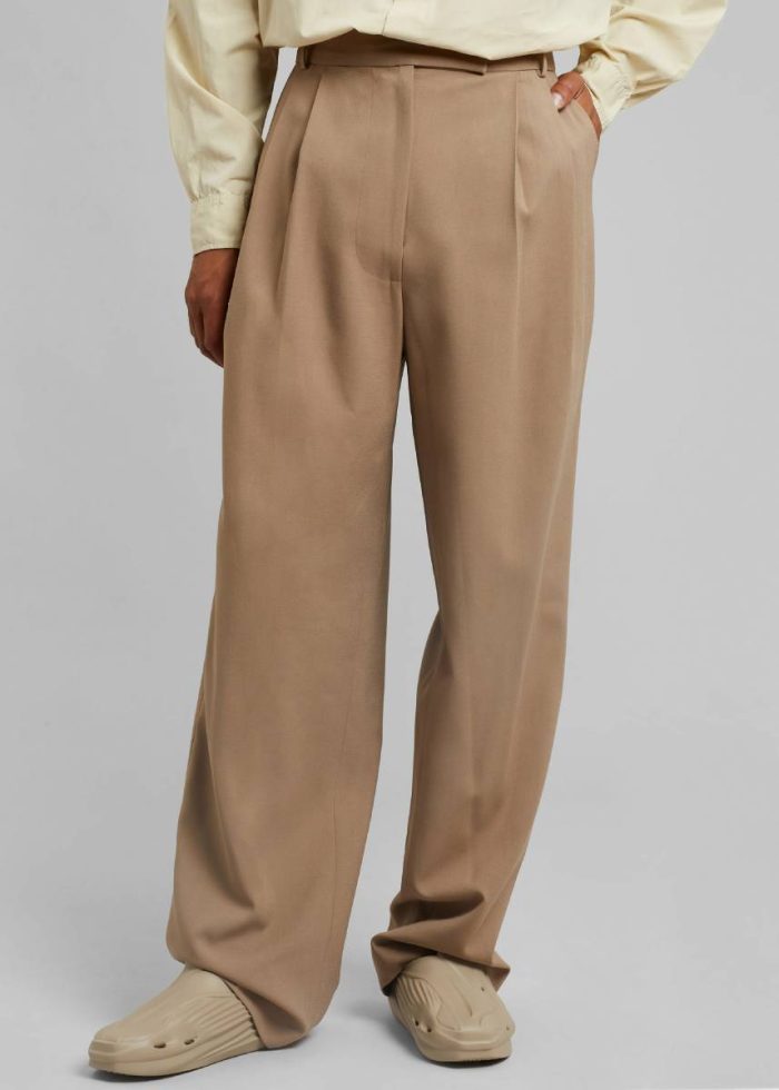 Bottoms Men Beige The Frankie Shop Beo Suit Pants - Latte