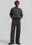 Bottoms The Frankie Shop Wharton Corduroy Pants - Charcoal Grey Men