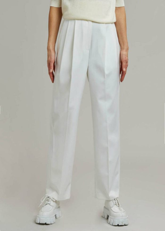 Bottoms White Women The Frankie Shop Bea Suit Pants - White