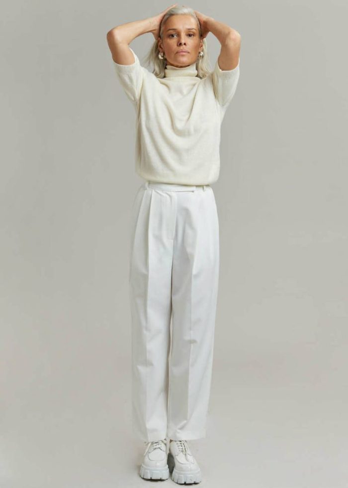 Bottoms White Women The Frankie Shop Bea Suit Pants - White
