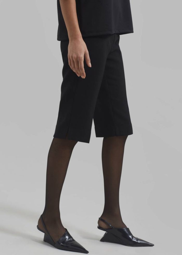 Bottoms Women The Frankie Shop Black Remi Shorts - Black