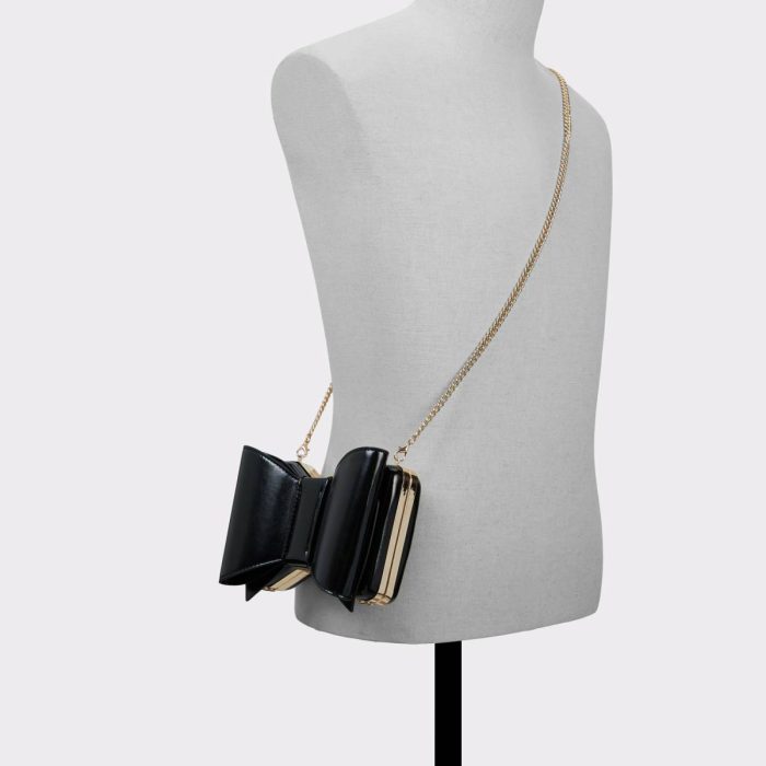 Bowbagx_Se Black Women's Clutches & Evening Bags Black Clutches & Evening Bags Aldo Women