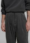 Brixton Corduroy Joggers - Charcoal Bottoms Men The Frankie Shop Grey