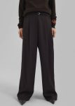 Brown Loma Pintuck Trousers - Brown The Frankie Shop Bottoms Women