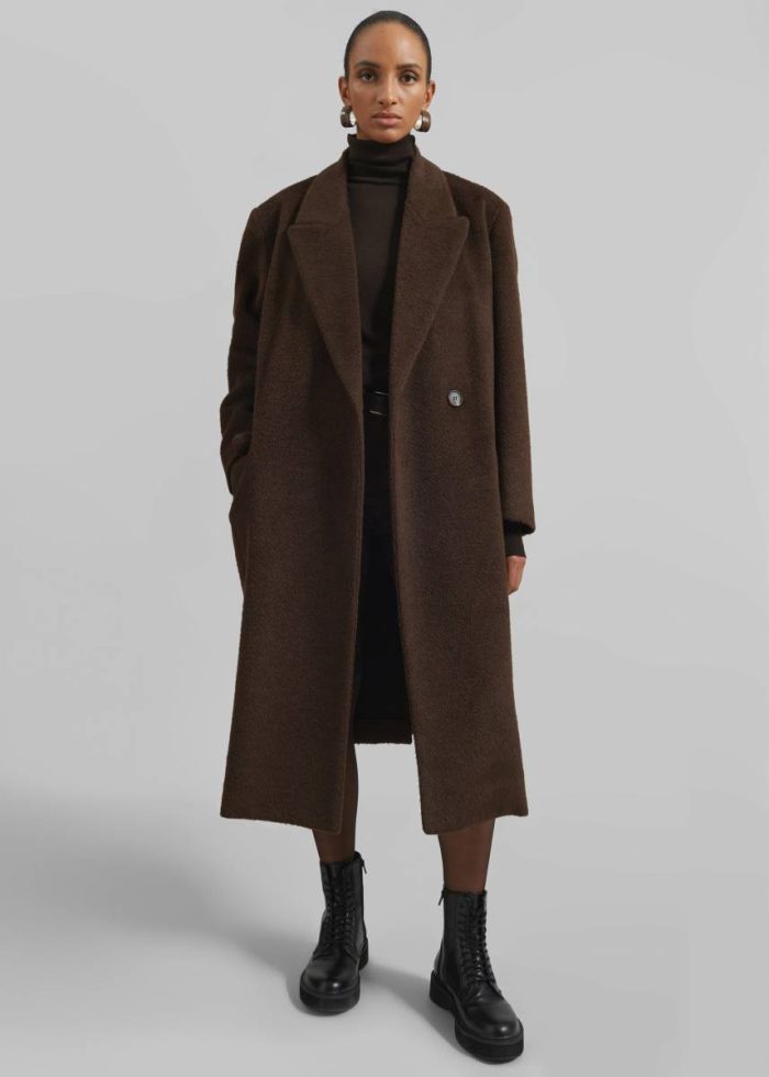 Brown Women Melcombe Coat - Brown Outerwear The Frankie Shop