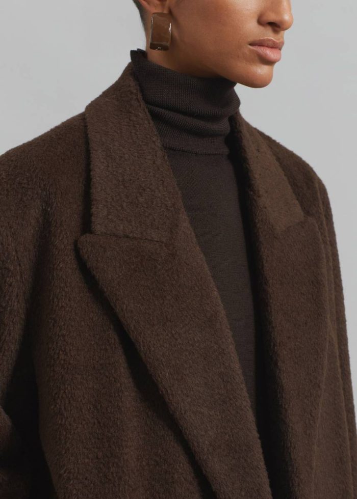 Brown Women Melcombe Coat - Brown Outerwear The Frankie Shop
