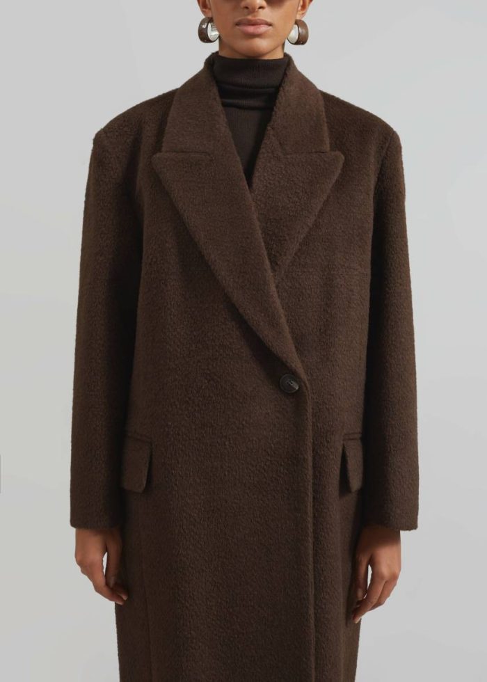 Brown Women Melcombe Coat - Brown Outerwear The Frankie Shop