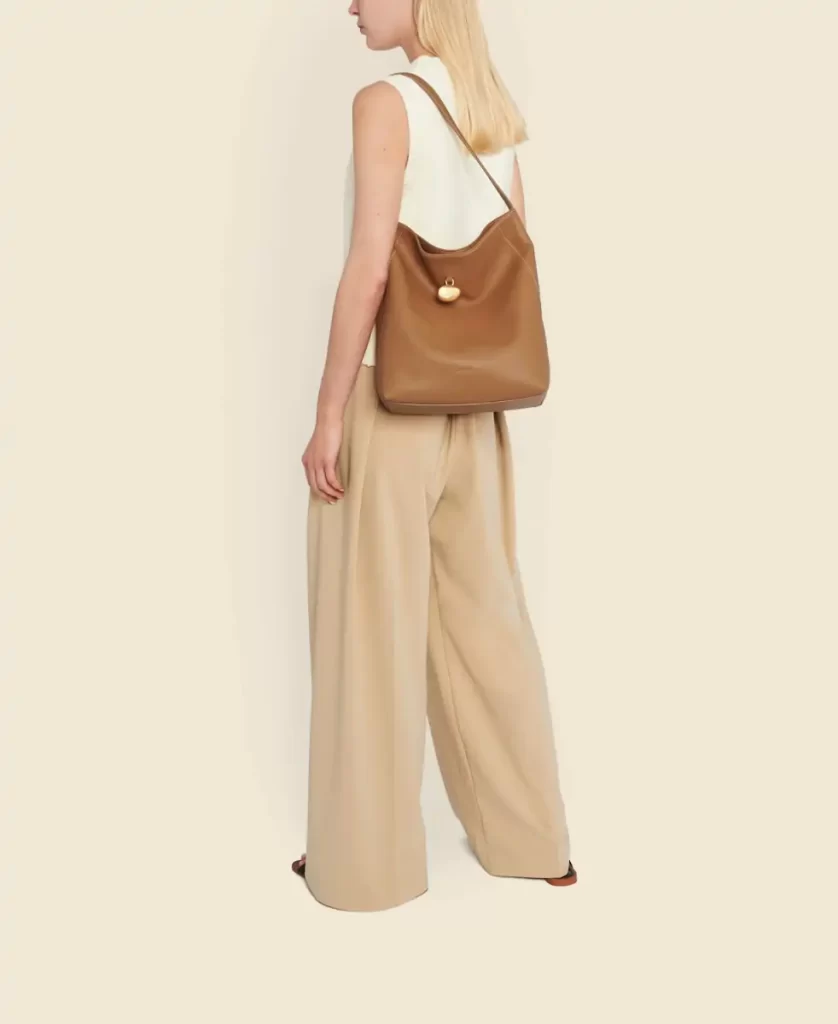Cafune Shoulder Bag Drop Hobo - Pecan Women