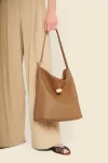 Cafune Shoulder Bag Drop Hobo - Pecan Women