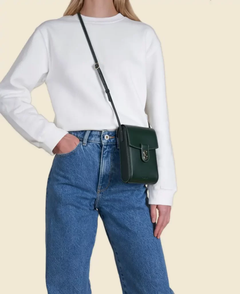 Cafune Trunk Box - Forest Crossbody Women