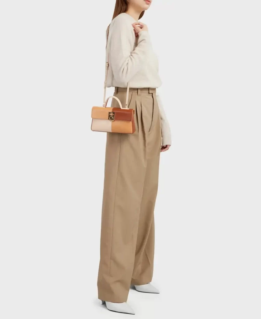 Cafune Women Stance Wallet - Camel/Umber Crossbody