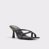 Calypsa Black Women's Animal Print Women Heels Black Aldo